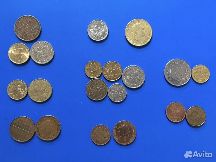 Монеты Европы /до евро