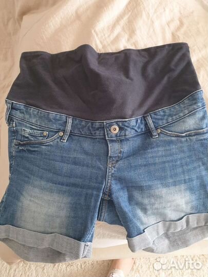 Шорты для беременных синие H&M