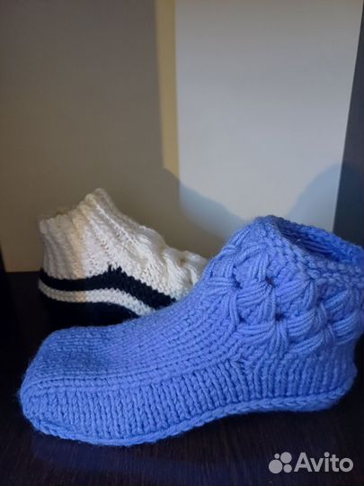 Тёплые носочки-следки ручной работы