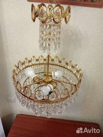 Люстра хрустальная