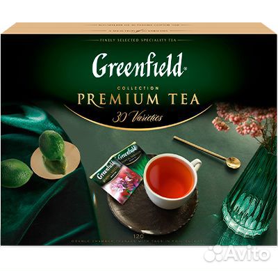 Чай greenfield 120 пакетиков