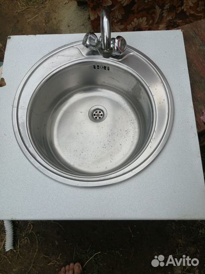 Мойка для кухни из нержавейки бу