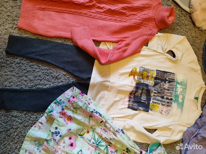 Одежда для девочки 104 110 пакетом