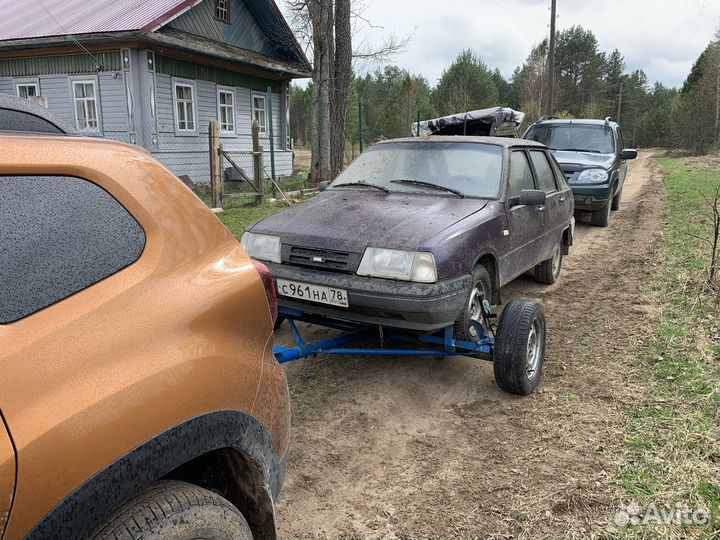Прицеп подкат разборный, жесткая сцепка