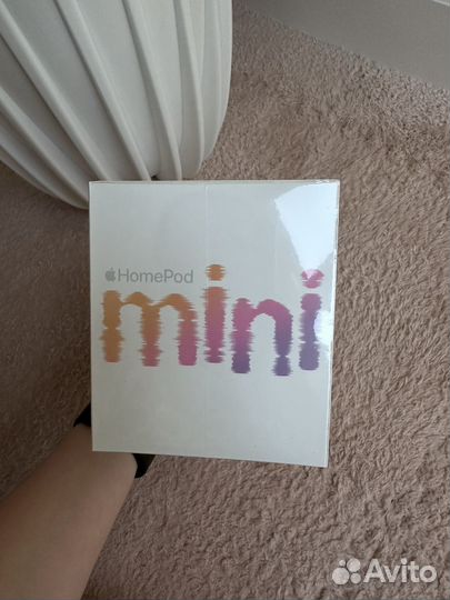 Apple homepod mini белый/желтый/оранжевый