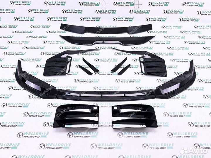 Сплиттер спойлер козырек жабры BMW M2 G87