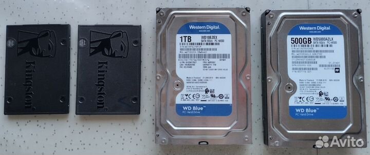 Жесткий диск HDD, SSD