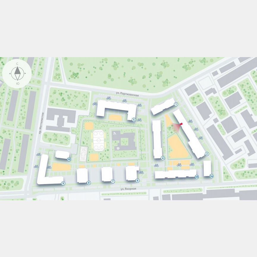 1-к. квартира, 36,3 м², 3/13 эт.