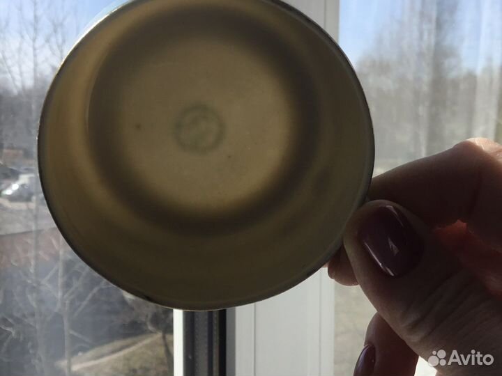 Чайная пара Красный фарфорист 30 год