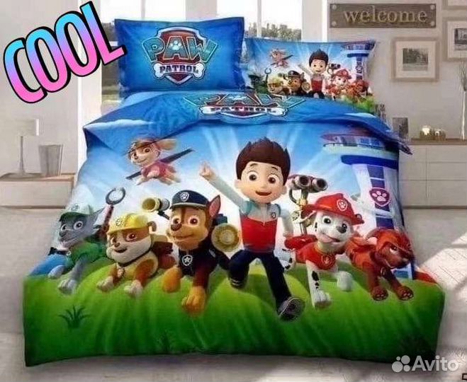 Детское постельное белье новое