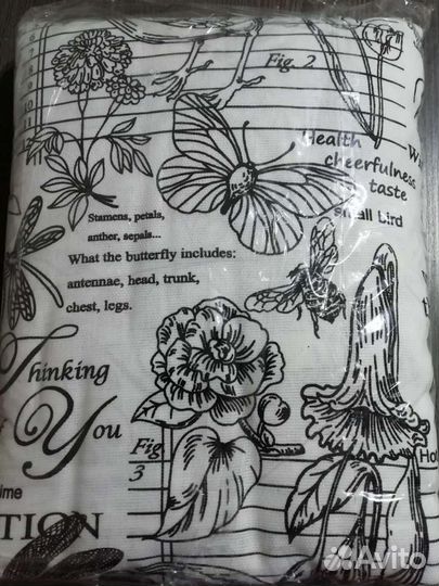 Шторы комплект 300*270, 100 хлопок, новые