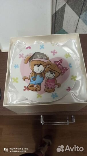 Набор детской посуды новая в коробке