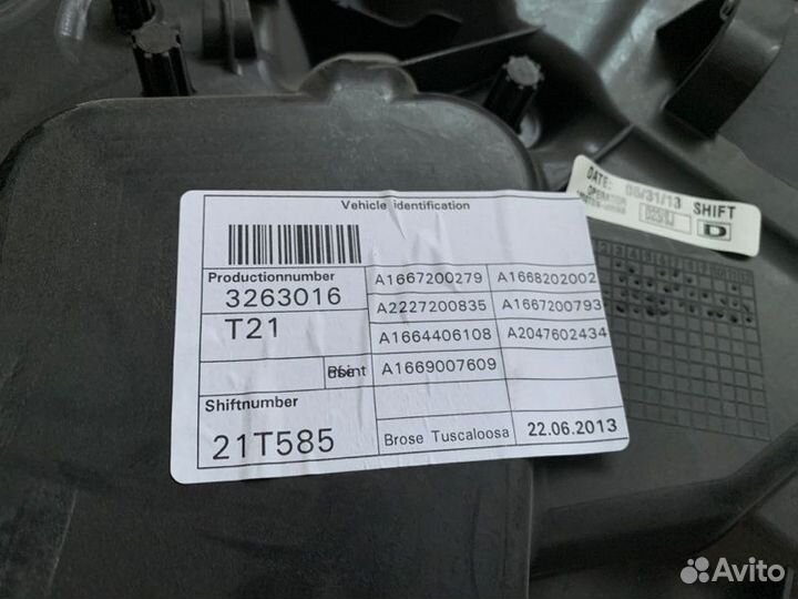 Стеклоподъемник передний правый Mercedes-Benz Ml