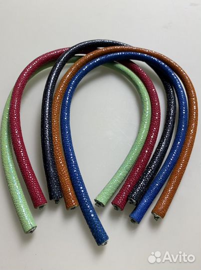 Шнур из кожи морского ската 8 мм