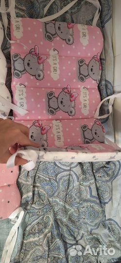 Бортики в детскую кроватку