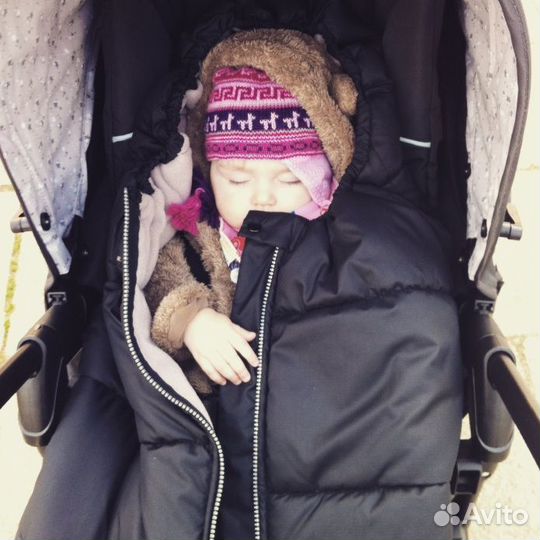 Made in France Тёплый конверт в коляску Red Castle