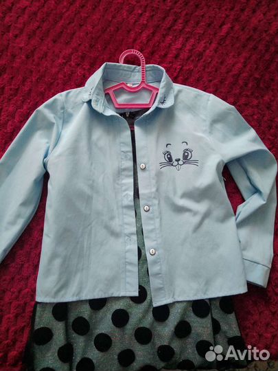 Блузка школьная