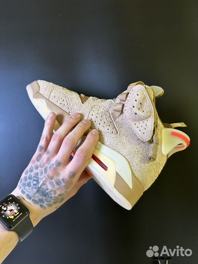 Travis Scott Nike Air Jordan 6 British Khaki Прем