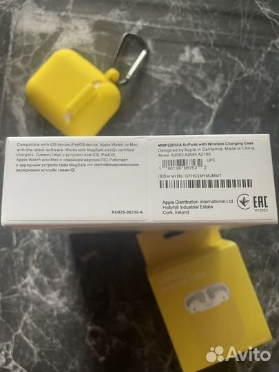 Беспроводные наушники Apple Airpods 2