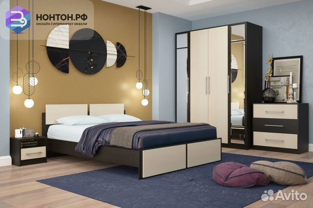 Спальня Элиза венге / дуб молочный