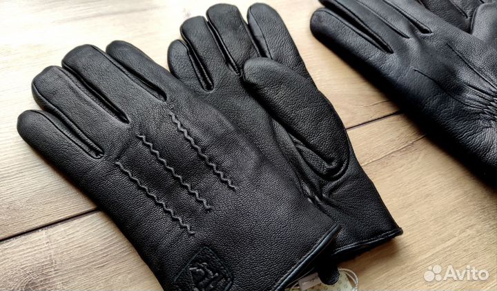 Зимние Перчатки из натуральной кожи оленя мутон