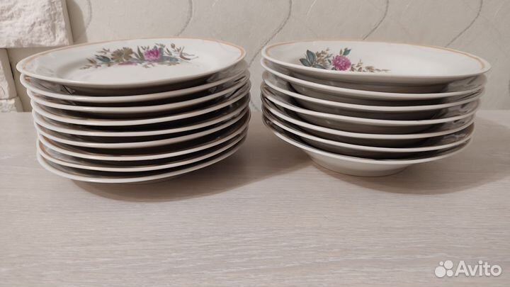 Тарелки. Добрушский фарфоровый завод