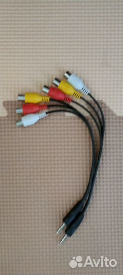 Кабель 3,5 Jack - 3x RCA Тюльпаны