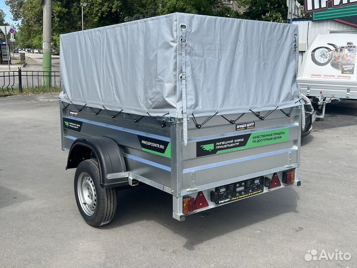Прицеп Титан 2,0х1,3 борт 500 мм тент 600 мм