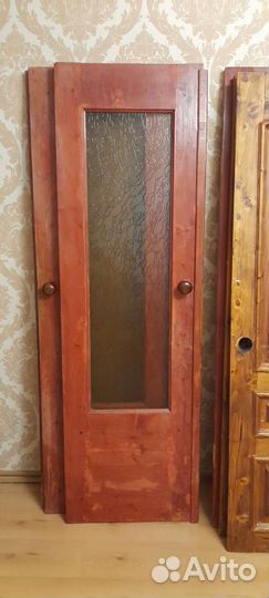 Дверь входная деревянная б/у