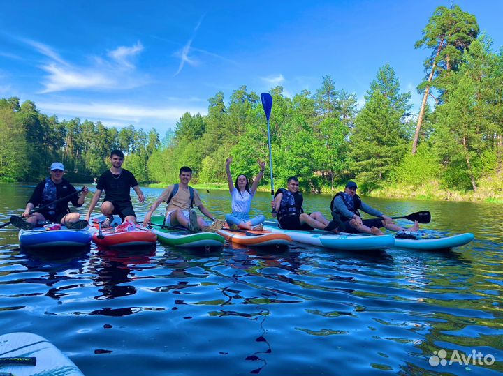 Тур на сапах по озерам и рекам в Чувашии