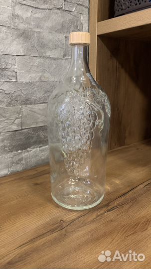 Бутылка стеклянная