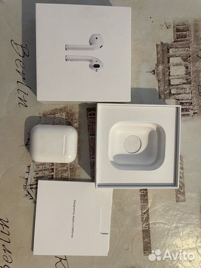 Airpods 2 с обычным кейсом
