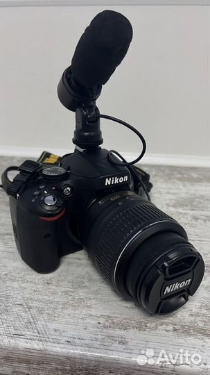 Зеркальный фотоаппарат nikon d5100 c обьективом
