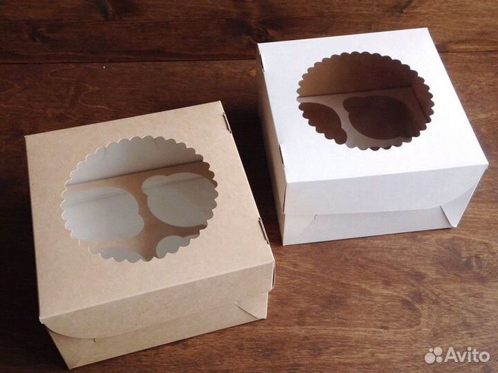 Коробка под Капкейки Маффины
