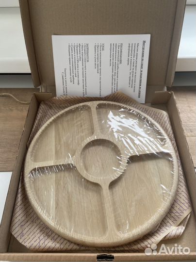 Менажница, деревянная тарелка