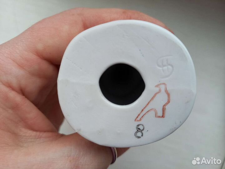 Фарфоровая статуэтка невеста матрёшка Дулево