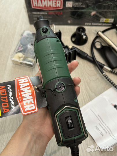 Гравер Hammer md 170 a мини дрель