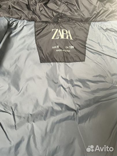 Пуховик детский zara 128