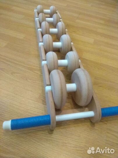 6 роликовый тренажёр для спины