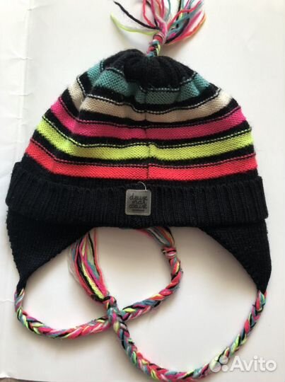 Шапка осень-зима для девочки 5-7 лет