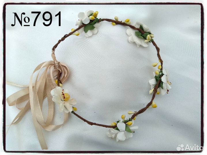 Венок на голову. Ободок венок