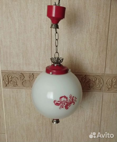 Светильник шар. СССР. Винтаж