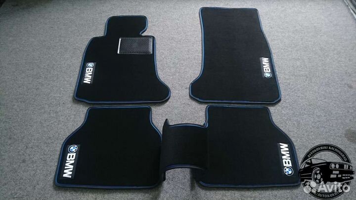 Автоковрики для BMW 5 серии e39, чёрные