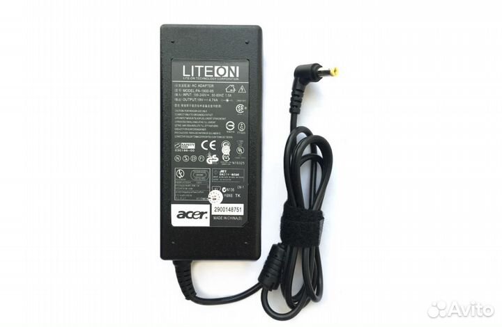 Блок питания для ноутбука Acer 19V 4.74A 90W новый