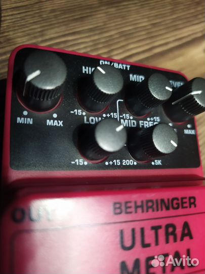 Гитарные педали behringer