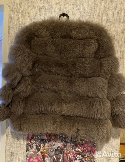 Шуба из песца