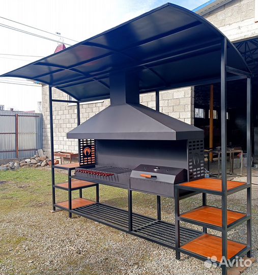 Мангал, мангальная зона, барбекю, гриль