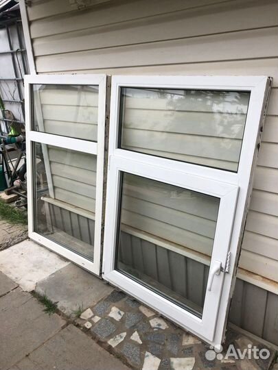 Окна пластиковые б/у