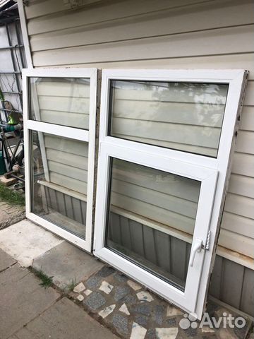 Окна пластиковые б/у