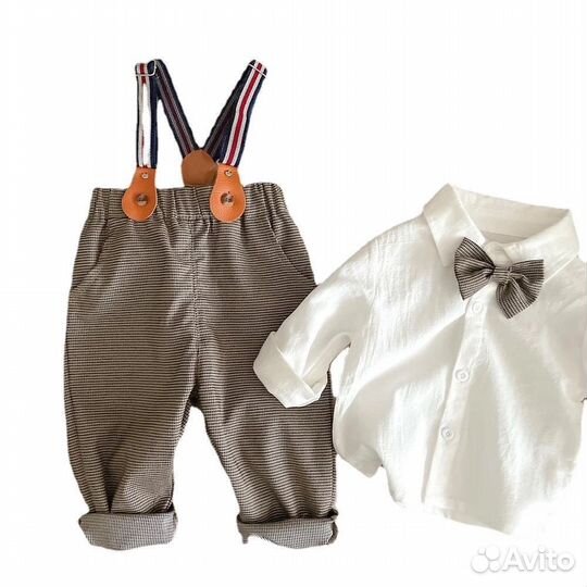 Новый нарядный костюм для мальчика с бабочкой